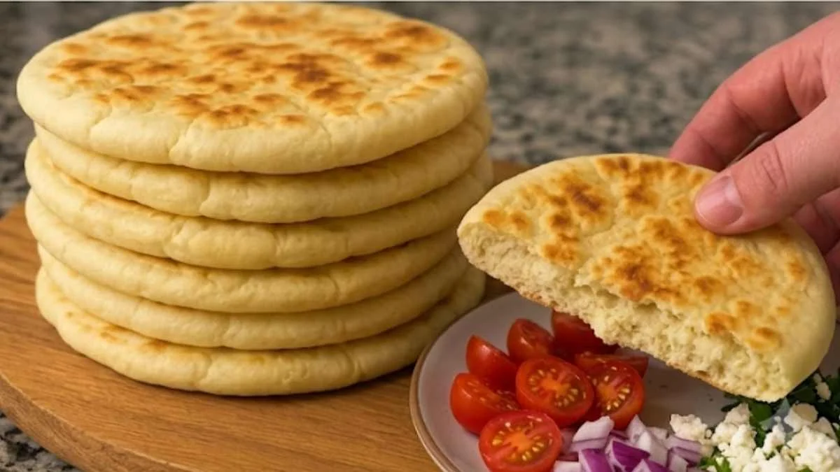 Middelhavsbrød med 3 ingredienser